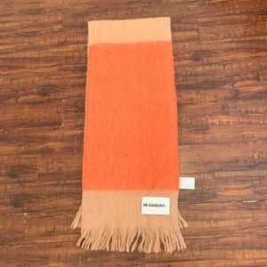 Jil sander mohair scarf